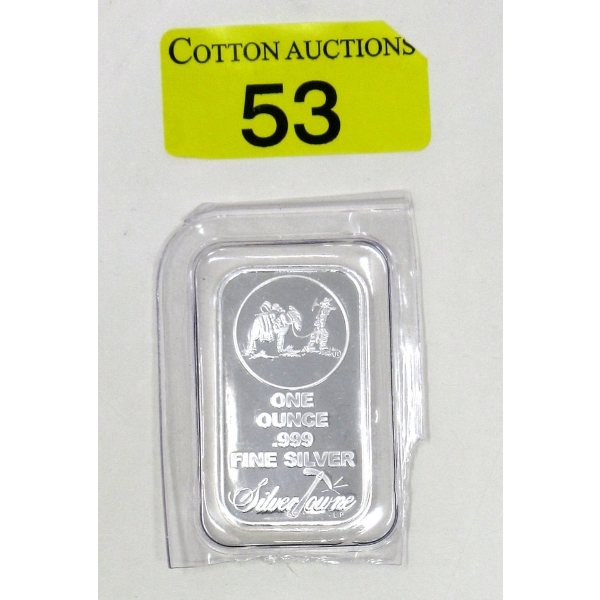 1 Oz .999 Silver Miner/Mule SilverTowne Bar 