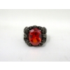 Image 2 : .925 Silver Orange CZ Bracelet & Dinner Ring
