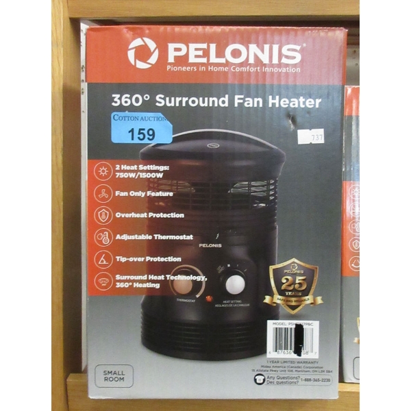 Pelonis 360 Degree Surround Heater - Adjustable Heat