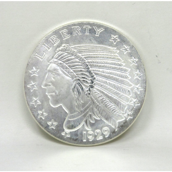 1 Oz .999 Silver Golden State Mint Round 