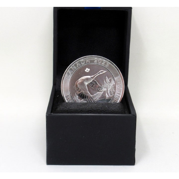 2 Oz .9999 Silver 2025 Canada Goose Coin 