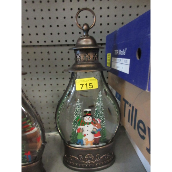 LED Illuminated Holiday Lantern - Battery Operated