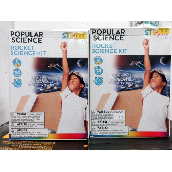 2 New Popular Science Rocket Science Kits
