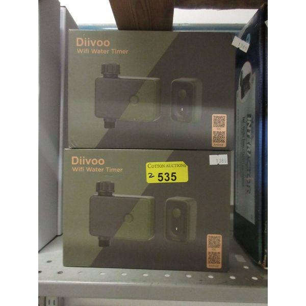 2 Diivoo Wifi Water Timers