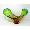 Image 1 : Mid-Century EDAG Green Art Glass Centerpiece