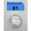 Image 1 : 1 Oz .999 Silver 2013 African Wildlife Elephant Coin 
