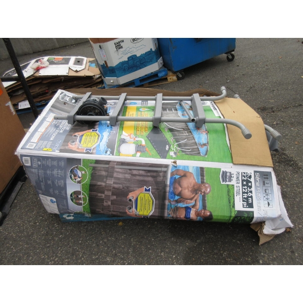 Bestway 12 m Above Ground Pool - 22' x 12' x 4' deep