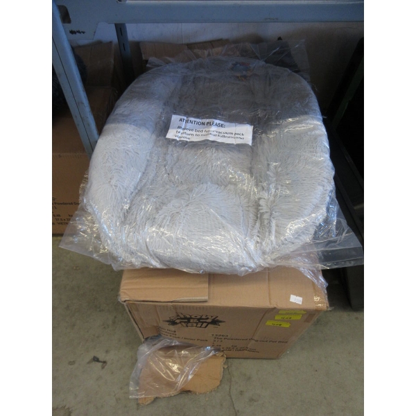 Case of 3 New Grey "The Powdered Do-nut" Pet Beds