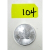 Image 1 : 1 Oz .9999 Silver 2024 Maple Leaf Coin 