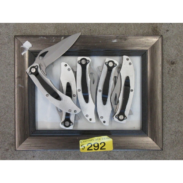 5 New Folding Knives with 3" Blades