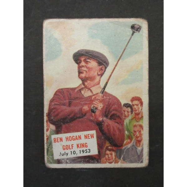 Rare 1954 Topps Scoop #129 Ben Hogan Card 