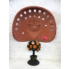 Image 1 : Cast Metal Tractor Seat & "Orange Tree" Book End 