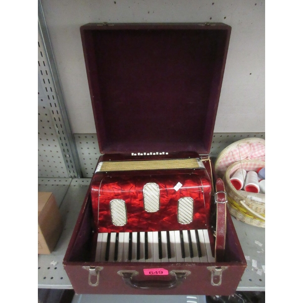 Vintage Hohner Camillo Jr. Accordion 