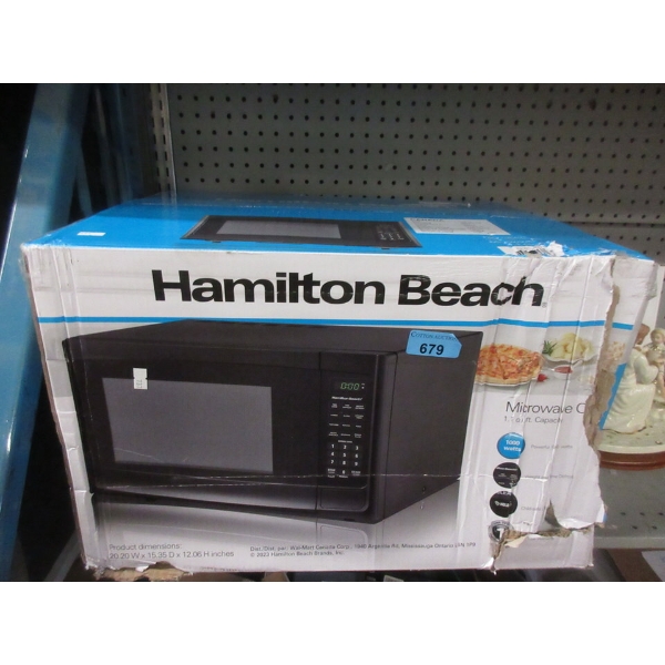 Hamilton Beach 1.1 Cubit Foot Microwave Oven