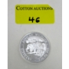 Image 1 : 1 Oz .999 Silver 2013 African Wildlife Elephant Coin 