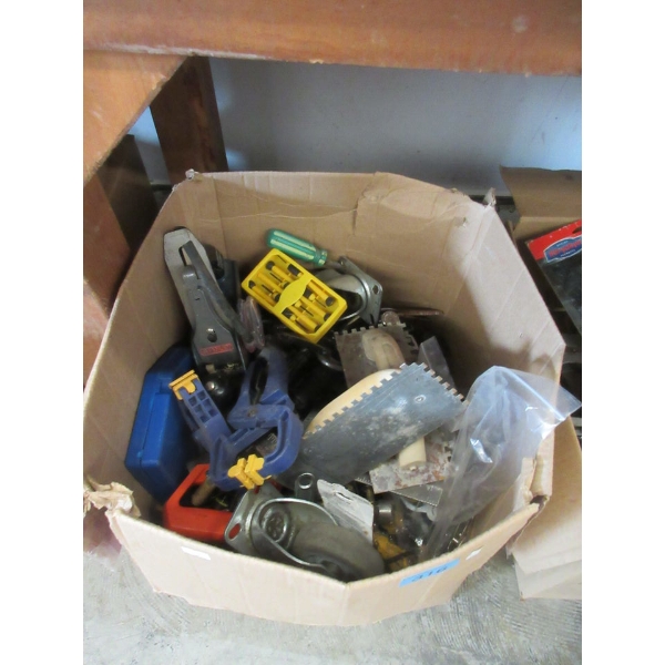 Large Box of Preowned Tools - As Is