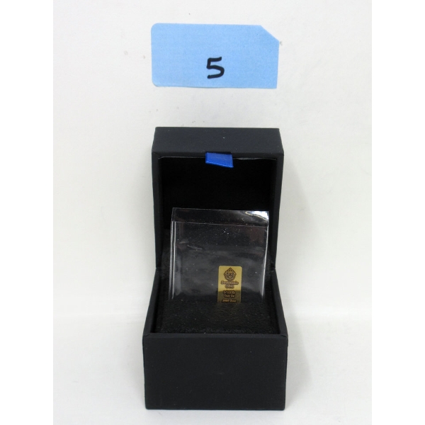 1/100 Oz .9999 Fine Gold Scottsdale Bar 
