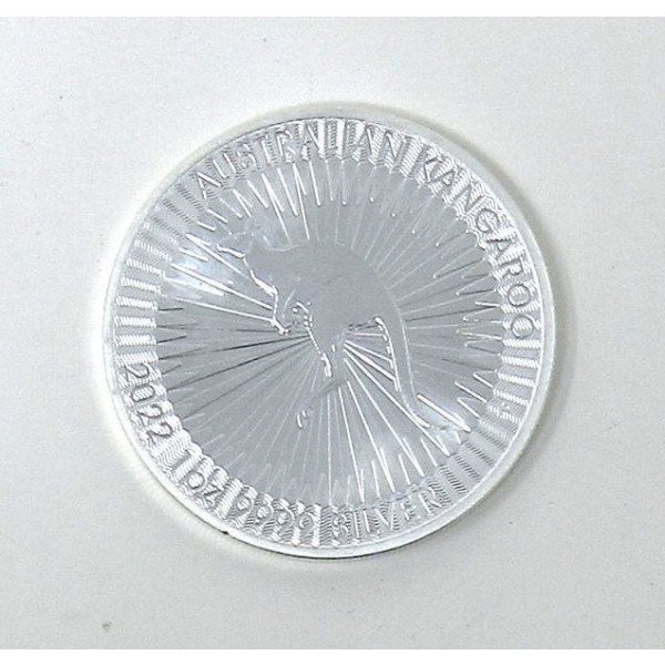 1 Oz .9999 Silver 2022 Australian Kangaroo Coin 