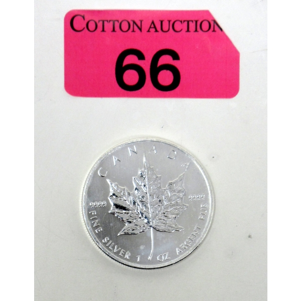 1 Oz .9999 Silver 2013 Maple Leaf Coin 