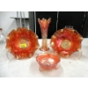 Image 1 : 4 Vintage Carnival and Marigold Glass Pieces