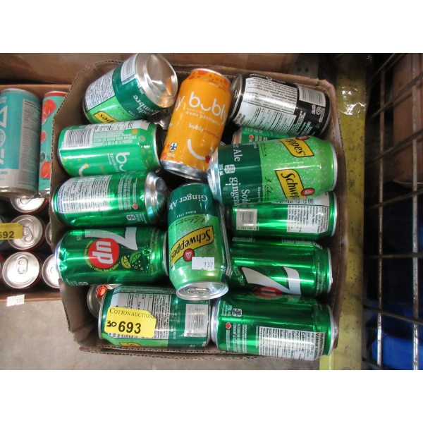 30 Assorted Dented Canned Sodas & Sparkling Water