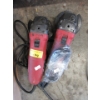 Image 1 : 2 Skil 4.5" Corded Angle Grinders - Preowned