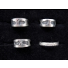 Image 3 : 3 Silver Toe Rings & 5 Finger Rings - Preowned - As Is