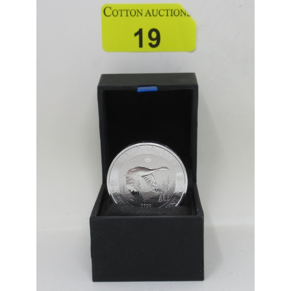 2 Oz .9999 Silver 2025 Canada Goose Coin 