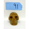 Image 1 : 262 Carat Aventurine Hand-Carved Skull