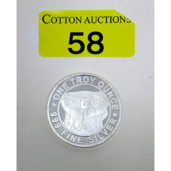 1 Oz .999 Silver 2024 TRUMP Assassination Survival Round 