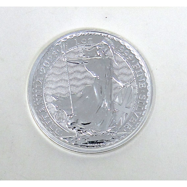 1 Oz .999 Silver 2023 Britannia Coin 
