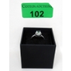 Image 3 : New 1.70 CT Green Amethyst & Diamond Solitaire Ring