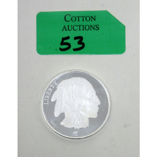 1 Oz .999 Silver Liberty Art Round