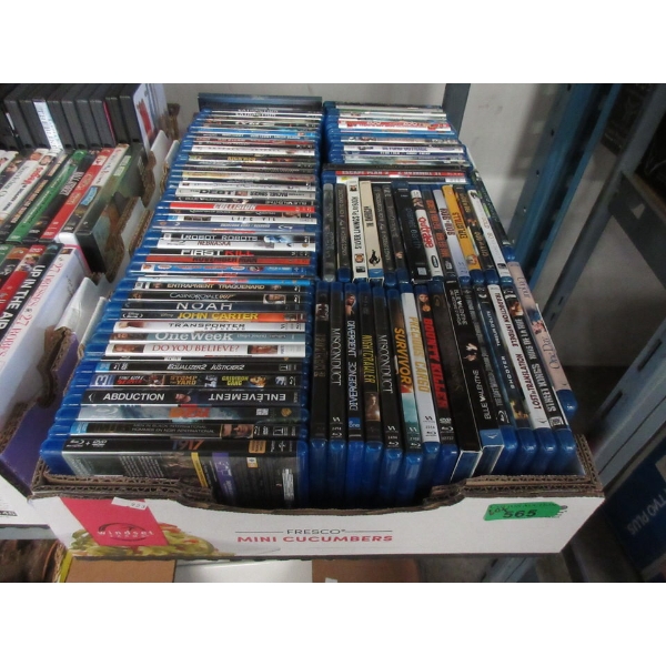 60+ Assorted Blu-ray Movies and Series 
