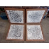 Image 1 : 5 Boxes of 4 New Wood Framed Bee/Butterfly Plaques