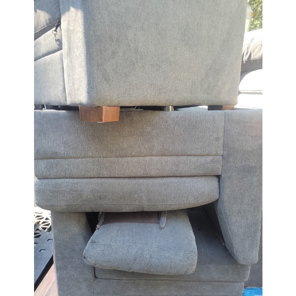 Grey Fabric Customer Return Sofa
