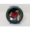 Image 1 : Vintage Green Moorcroft Trinket Dish - Orchid Design