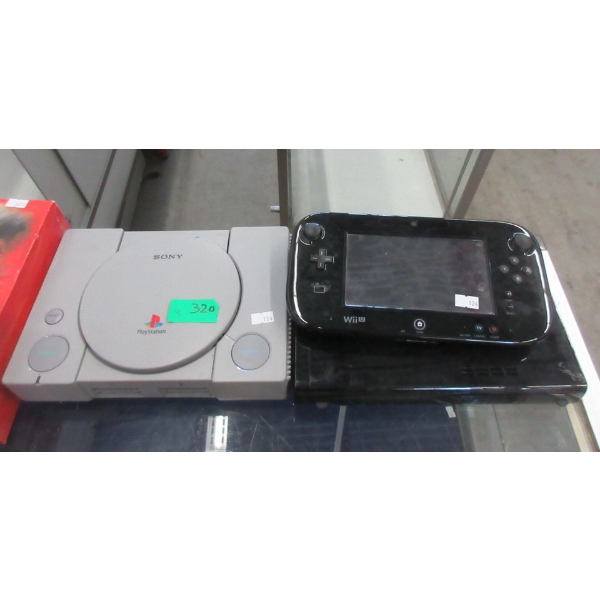 Wii U Console with Game Pad & Sony PlayStation