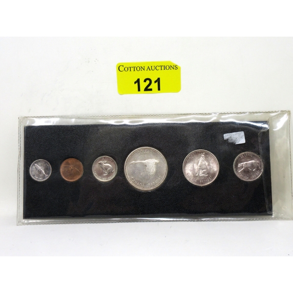 1967 Canada Centennial 6 Coin Set 