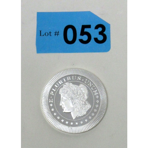 1 Oz .999 Silver E.Pluribus.Unum Round 