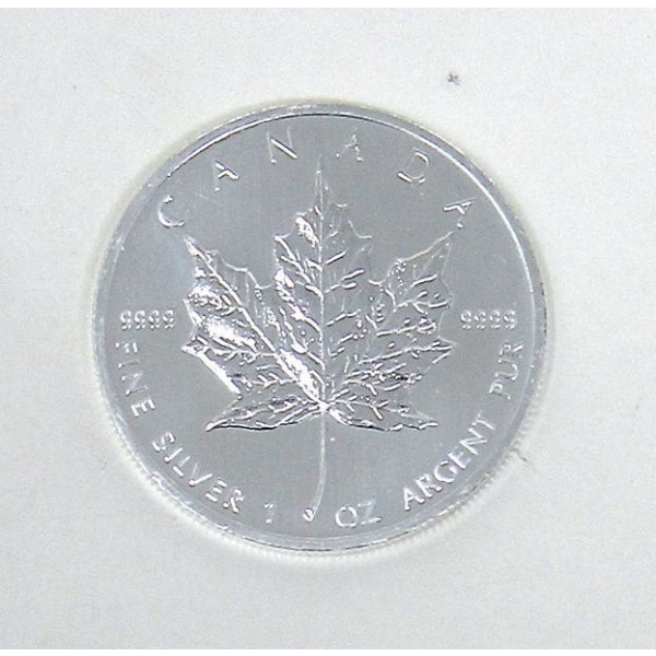 1 Oz .9999 Silver 2013 Maple Leaf Coin 