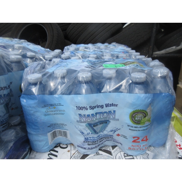 8 Cases of 24 Bottles of Nanton Spring Water