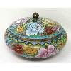 Image 1 : Vintage Cloisonné Lidded Container