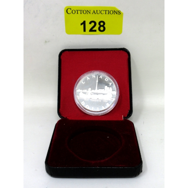 1984 Canada 1 Oz. 50% Silver Commemorative $1 Coin