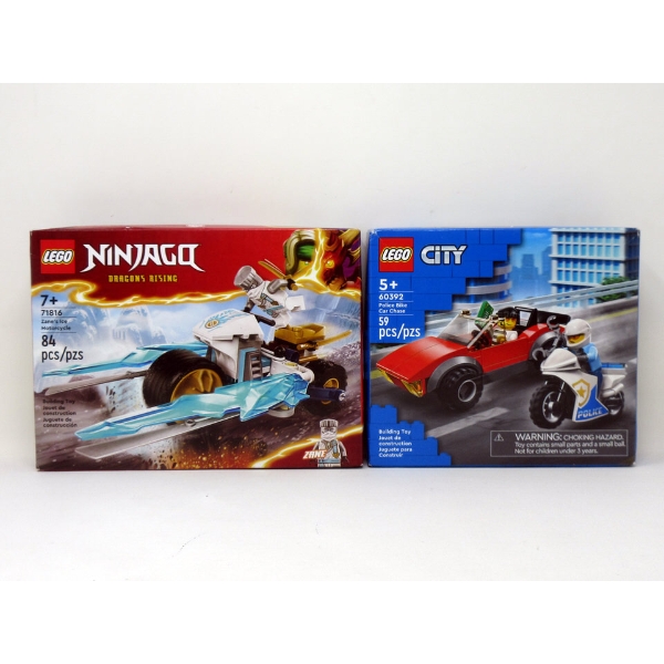 2 New LEGO  Building Toy Sets - Age 5+ & 7+