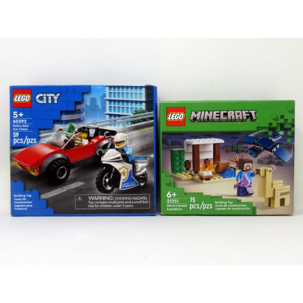2 New LEGO  Building Toy Sets - Age 5+ and 6+