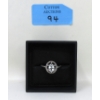 Image 3 : Blue Topaz & Diamond Sterling Silver Cocktail Ring
