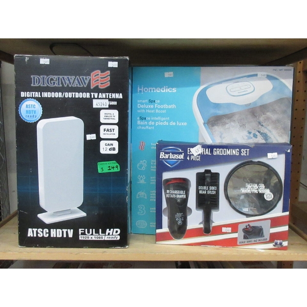 3 Pc. Lot of Assorted Customer Return Merchandise