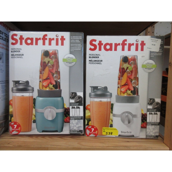 2 Starfrit Personal Blenders - Extra Large Cup