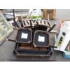 Image 1 : Dining Table with 4 Chairs and Extender Leaf
